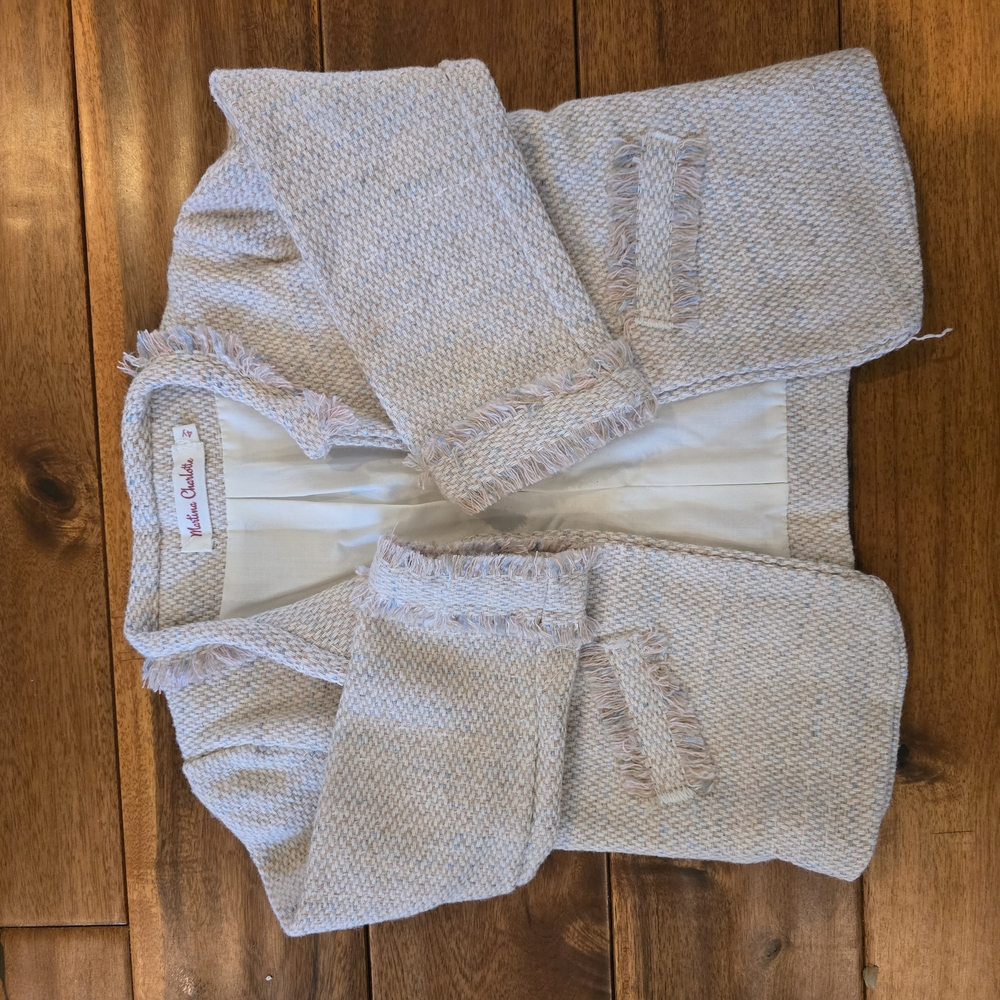 Maison Scotch Textured Cream Jacket